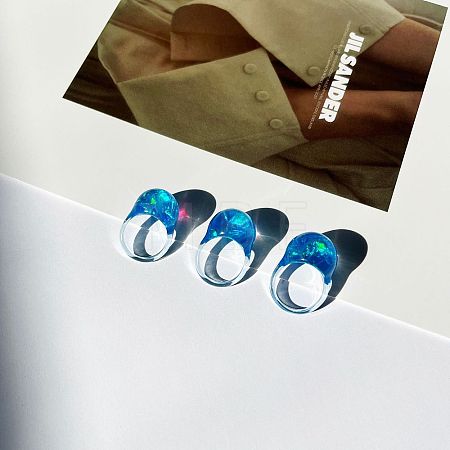Resin Finger Rings FS-WGCFED9-13-1