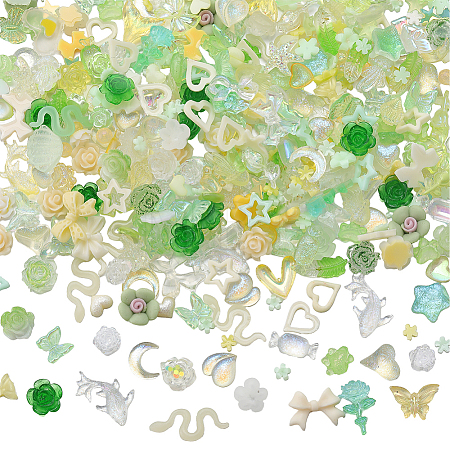 6 Bags 2 Colors Resin Cabochons MRMJ-SC0001-26-1