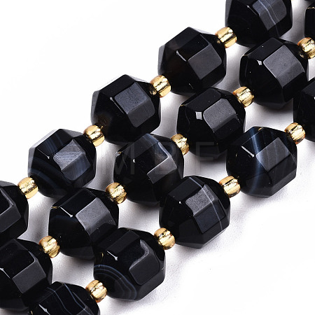 Natural Agate Beads Strands G-T131-82B-01-1