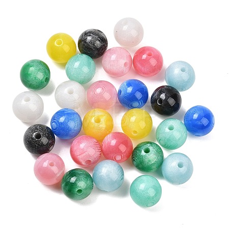 Two Tone Resin Beads RESI-P046-05A-M-1