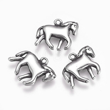 304 Stainless Steel Pendants STAS-P225-081AS-1
