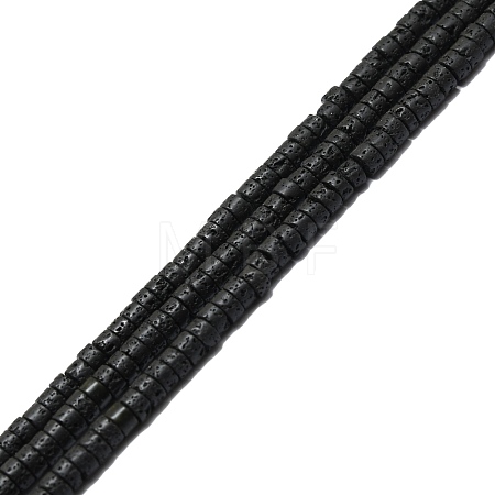 Natural Lava Rock Beads Strands G-F631-A45-1