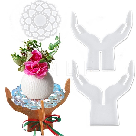 DIY Shelf Silicone Statue Molds DIY-L057-04-1