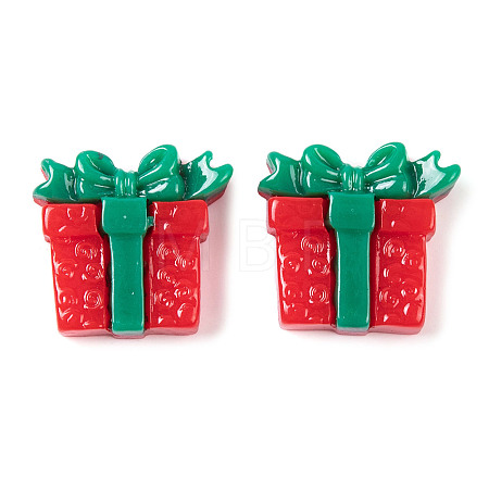 Christmas Decorations Theme Opaque Resin Decoden Cabochons RESI-Z026-01A-1