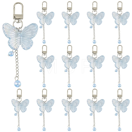 20Pcs Acrylic Pendant Decorations HJEW-YW00252-02-1