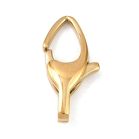 316 Stainless Steel Lobster Claw Clasps STAS-C154-02C-G-1