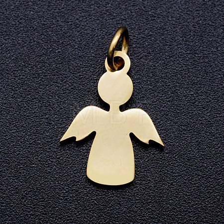 201 Stainless Steel Pendants STAS-T046-JA343-2-1