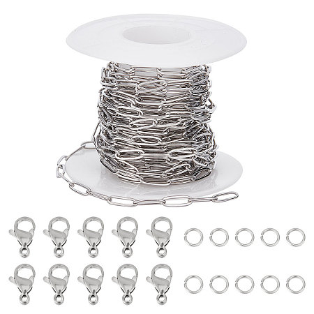 DIY Chain Bracelet Necklace Making Kit DIY-SC0021-33P-1