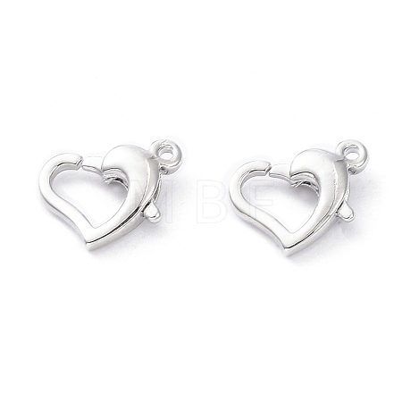 Rack Plating Brass Lobster Claw Clasps KK-A183-05P-1