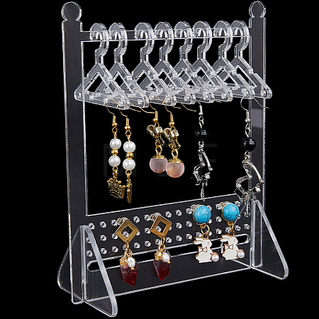 1 Set Acrylic Earring Display Stands EDIS-CP0001-14D-1