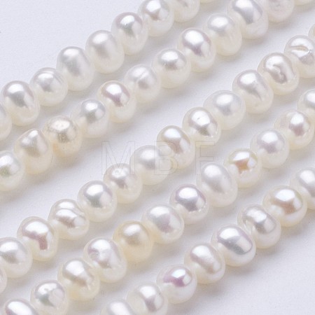 Natural Cultured Freshwater Pearl Beads Strands PEAR-F004-65-1
