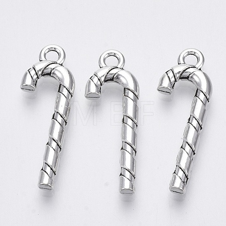 Tibetan Style Alloy Pendants TIBE-N010-40AS-RS-1