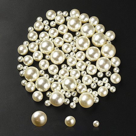 High Luster ABS Plastic Imitation Pearl Beads OACR-YW0001-45-1