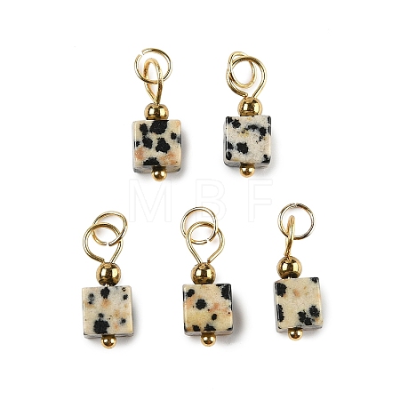 Natural Dalmatian Jasper Pendants STAS-Z129-01G-06-1
