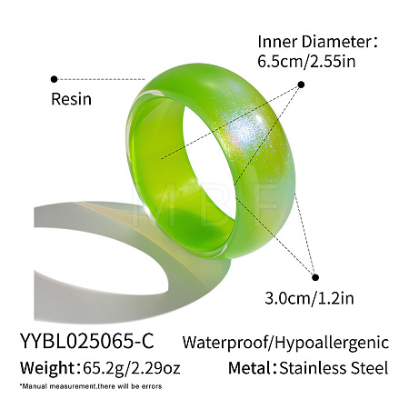 Classic Resin Plain Bangles for Women PX4382-3-1