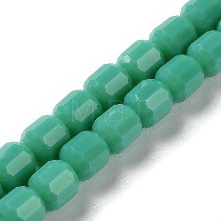 Opaque Glass Beads Strands GLAA-G112-03G-1