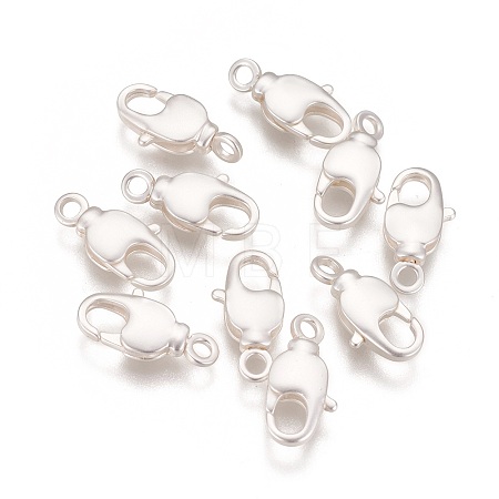 Brass Swivel Lobster Claw Clasps KK-K238-39MS-M-1