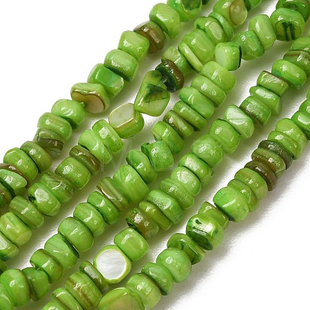 Dyed Natural Freshwater Shell Beads Strands SH-CBA2978-04B-1