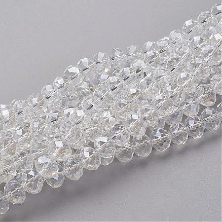 Glass Beads Strands GR10MMY-01L-1