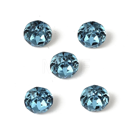 Glass Rhinestone Cabochons GLAA-A018-8mm-202-1