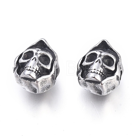 Halloween 304 Stainless Steel Beads STAS-M274-093AS-1