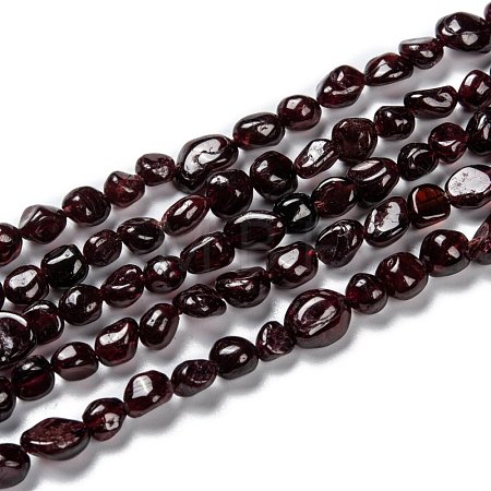 Natural Garnet Beads Strands G-G018-22-1