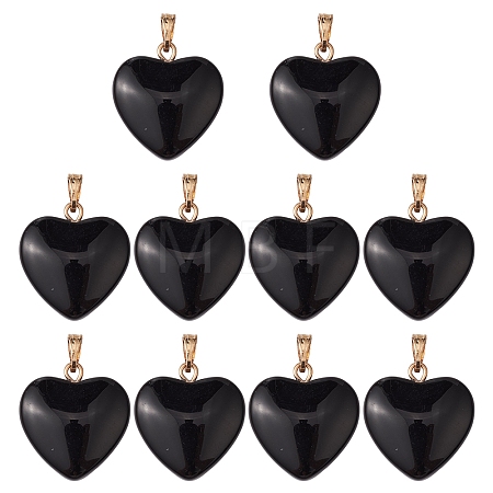 Spray Painted Glass Pendants GLAA-YW0001-99-1