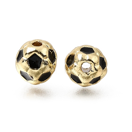 Brass Enamel Beads KK-Z163-06G-B01-1