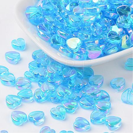 Transparent Acrylic Beads PL539-833-1