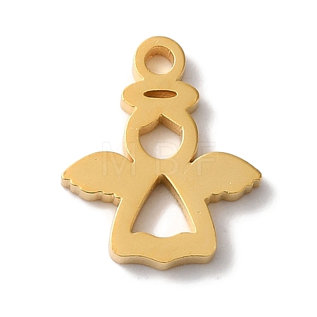 PVD Vacuum Plating 304 Stainless Steel Charms STAS-L081-025G-1