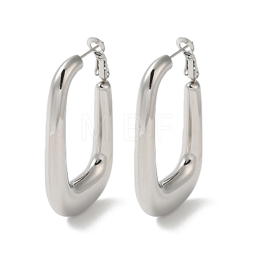 304 Stainless Steel Hoop Earrings for Women EJEW-Z026-33P-1