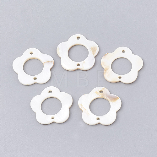 Freshwater Shell Links connectors X-SHEL-T009-07-1