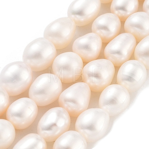 Natural Cultured Freshwater Pearl Beads Strands PEAR-P062-17B-1