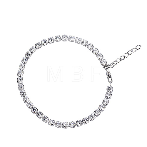 Hip-hop Unisex Titanium Steel Rhinestone Cup Chain Bracelets Street Fashion Jewelry YP4439-2-1