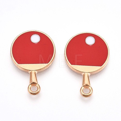 Alloy Enamel Pendants ENAM-N056-434A-1