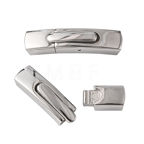 304 Stainless Steel Bayonet Clasps STAS-P158-01C-P-1