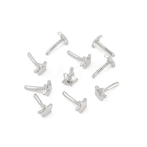 Star Brass Head Pins KK-U051-02P-02-1