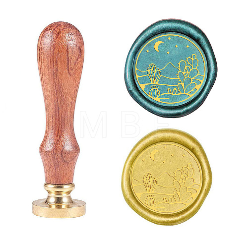 Wax Seal Stamp Set AJEW-WH0131-953-1