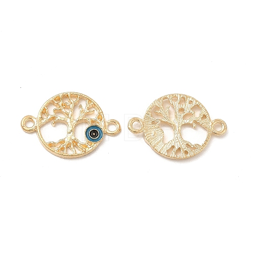 Alloy Connector Charms with Steel Blue Enamel FIND-H039-49KCG-1