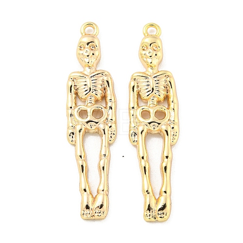 Halloween Themed Brass Pendants KK-L211-012G-03-1