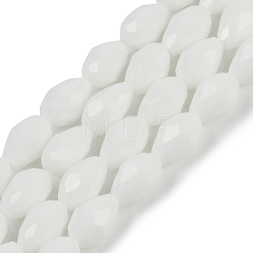 Opaque Solid Color Beads Strands EGLA-N013-P8mm-D02-1