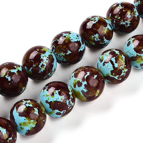 Synthetic Turquoise Beads Strands TURQ-T004-08A-01-1