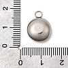Birthstone Theme August 304 Stainless Steel Pendants STAS-G082-17P-08-3