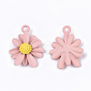Spray Painted Alloy Pendants PALLOY-N0147-04C-2