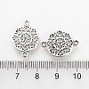 Tibetan Style Alloy Links connectors TIBE-Q077-13AS-NR-3