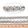 Double Link 304 Stainless Steel Cable Chain CHS-G049-03P-01-2
