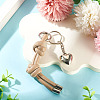 Heart Imitation Leather Keychains KEYC-TAC00084-4