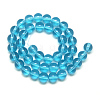 Transparent Glass Beads Strands G02Q90N2-2