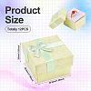 Square Paper Jewelry Gift Boxes with Bowknot CON-TAC0010-80B-4