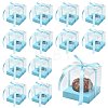 Square PET & Paper Bakery Box CON-FZC0002-004D-1